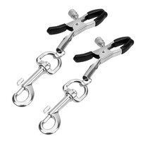 Nipple Clamps Adjustable Pair Steel Sex Toy For Women Men Couples Bondage Slave