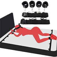 TGV Dark BDSM Under Mattress Bed Bondage Restraint Ankle Handcuffs Fetish Sex Couples