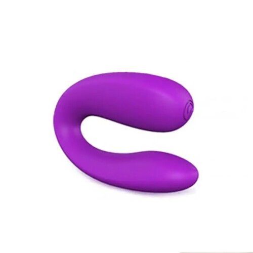 TGV Dark Couples Vibrator Vibe G-Spot Massager Wearable Clit Stimulator U Shape Sex Toy Purple