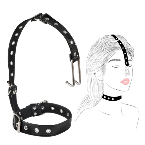 TGV Dark Bondage Adjustable Restraints Hook Nose Clips Clamps Collar BDSM S+M Couples Sex